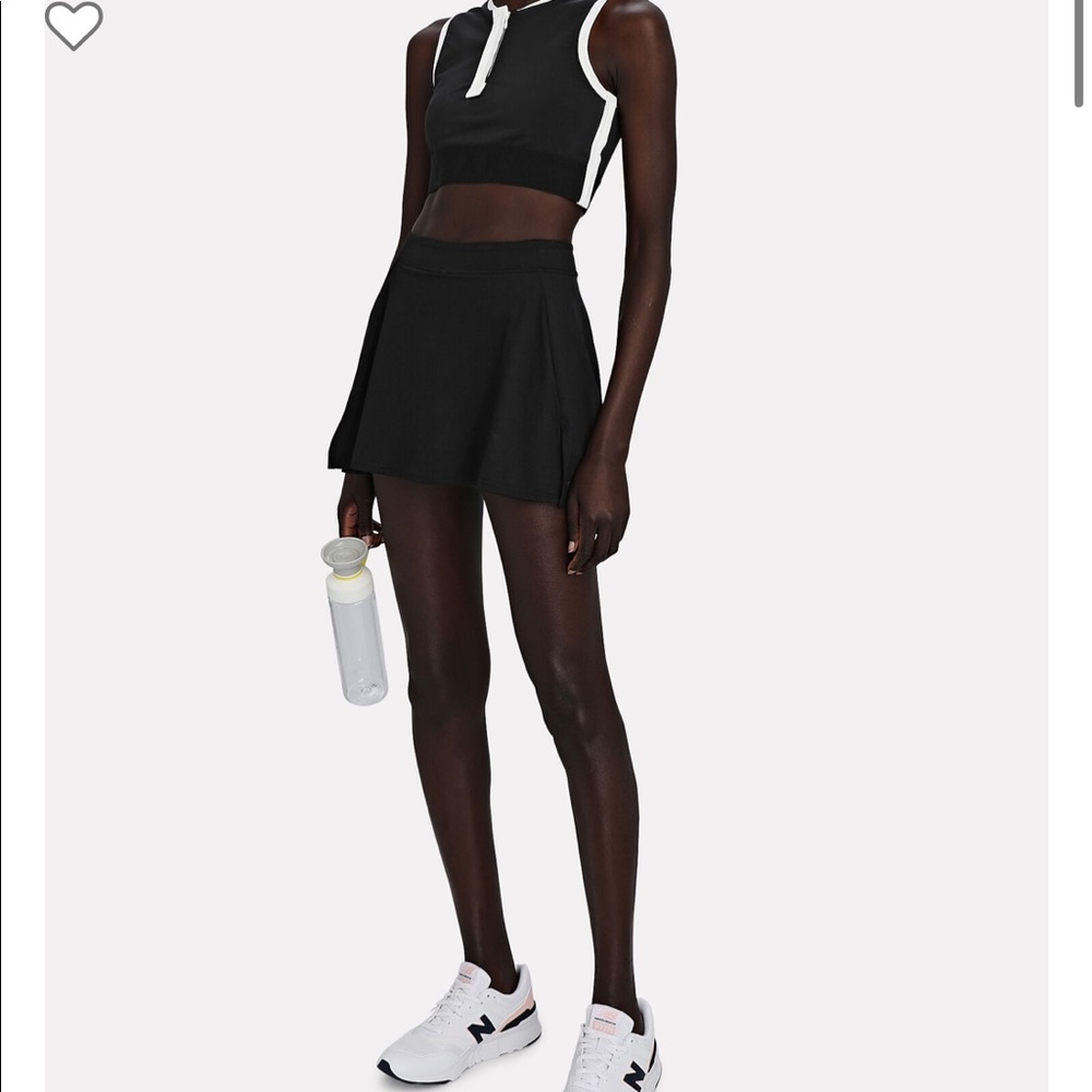 NWT. SPLITS59 Venus Jersey Mini Skirt. Black. XL.